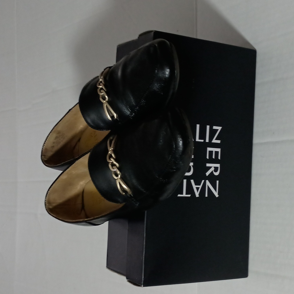 Kayden Black Leather Loafers